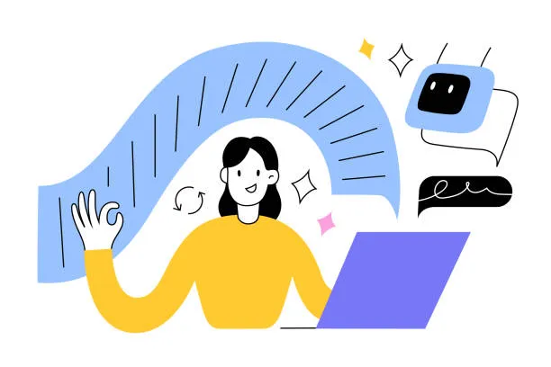 AI assists with text writing